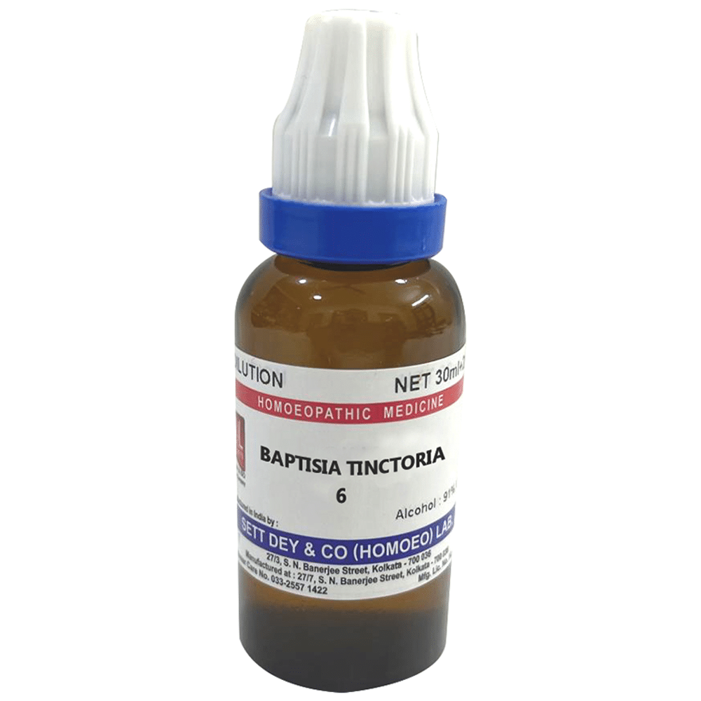 Sett Dey Baptisia Tinctoria Dilution 6 Sett Dey Baptisia Tinctoria Dilution 6
