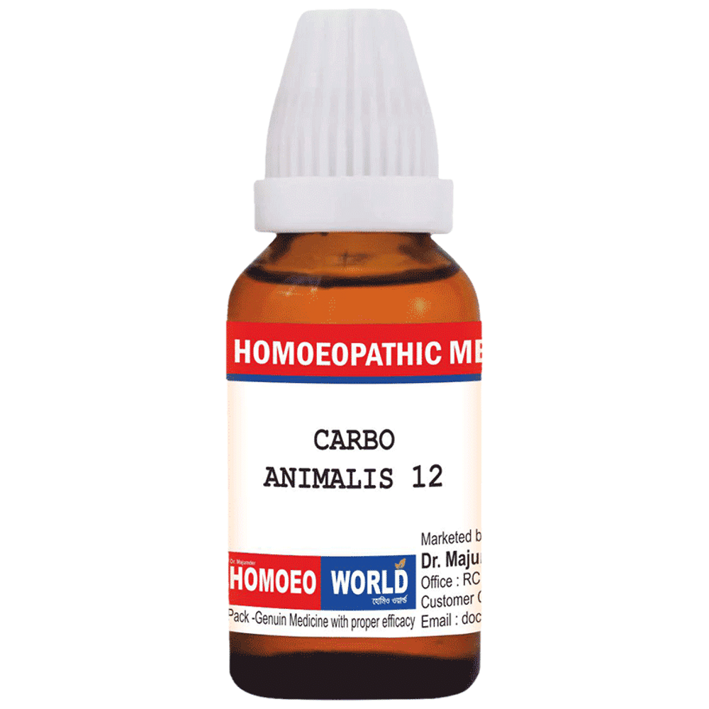 Dr. Majumder Homeo World Carbo Animalis Dilution (30ml Each) 12 CH Dr. Majumder Homeo World Carbo Animalis Dilution (30ml Each) 12 CH