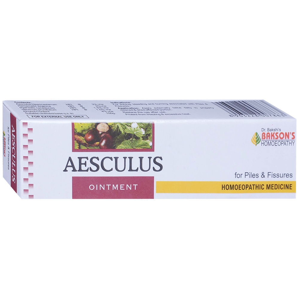 Bakson's Homeopathy Aesculus Ointment Bakson's Homeopathy Aesculus Ointment