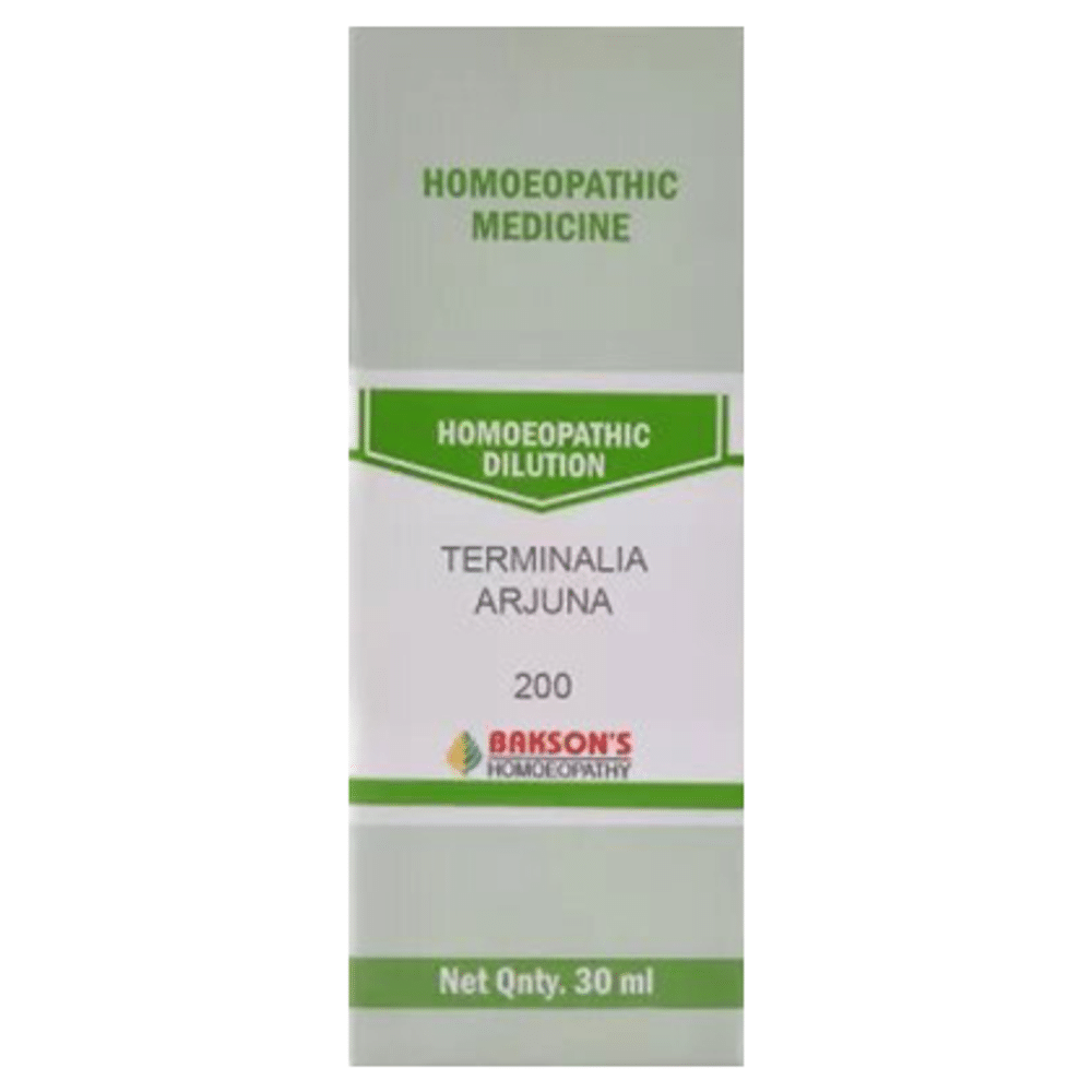 Bakson's Homeopathy Terminalia Arjuna Dilution 200 Bakson's Homeopathy Terminalia Arjuna Dilution 200
