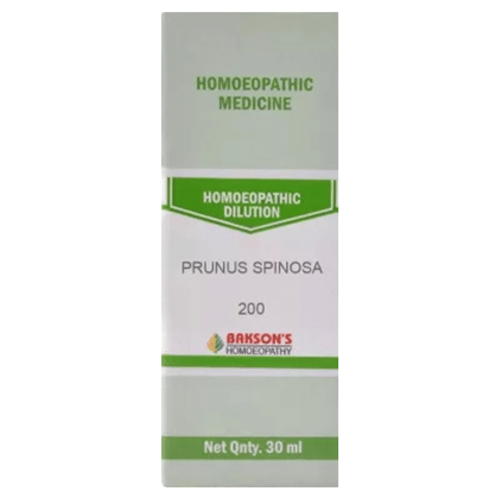 Bakson's Homeopathy Prunus Spinosa Dilution 200