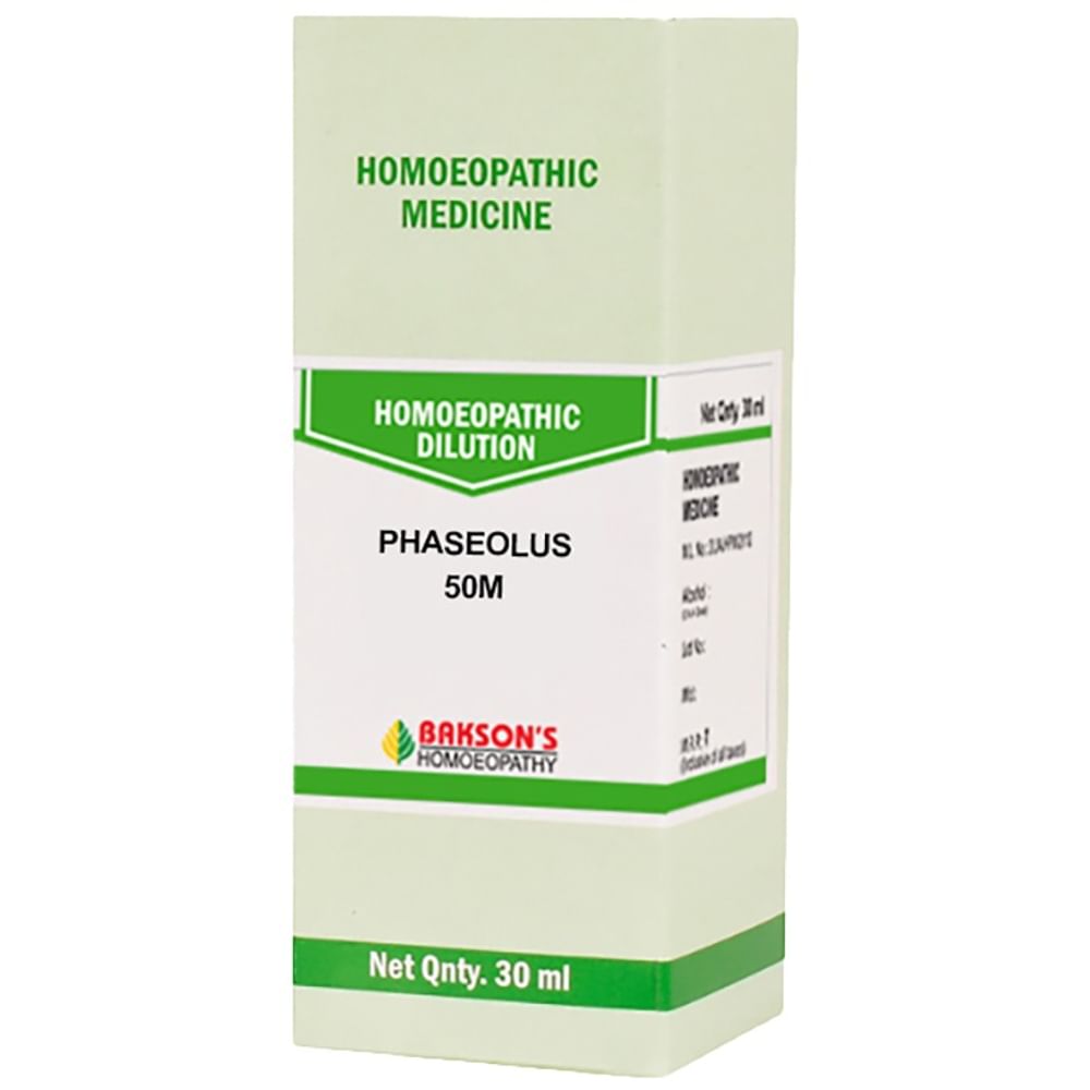 Bakson's Homeopathy Phaseolus Dilution 50M Bakson's Homeopathy Phaseolus Dilution 50M