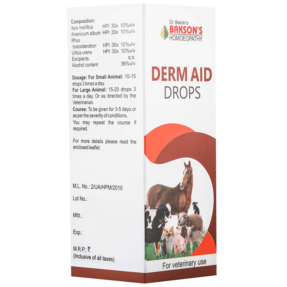Bakson's Homeopathy Derm Aid Drop Bakson's Homeopathy Derm Aid Drop
