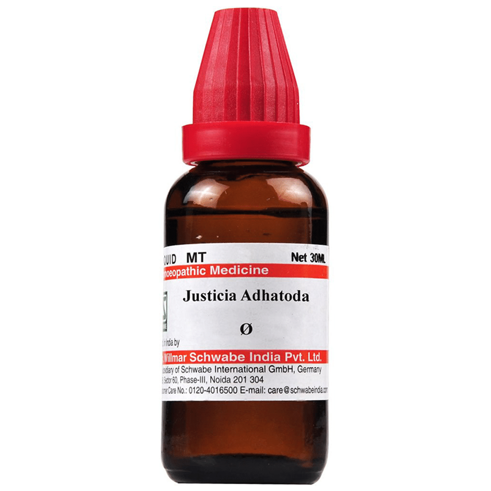 Dr Willmar Schwabe India Justicia Adhatoda Mother Tincture Q Dr Willmar Schwabe India Justicia Adhatoda Mother Tincture Q
