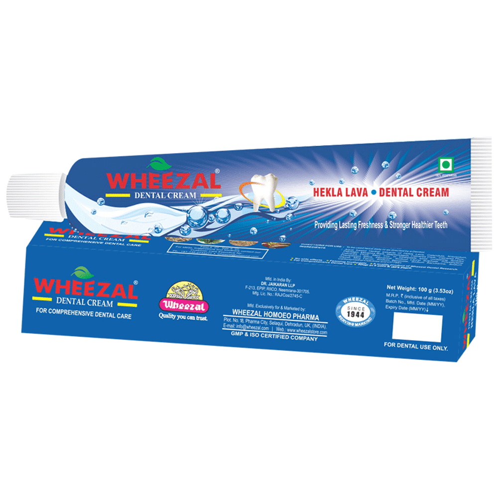 Wheezal Hekla Lava Dental Cream Wheezal Hekla Lava Dental Cream