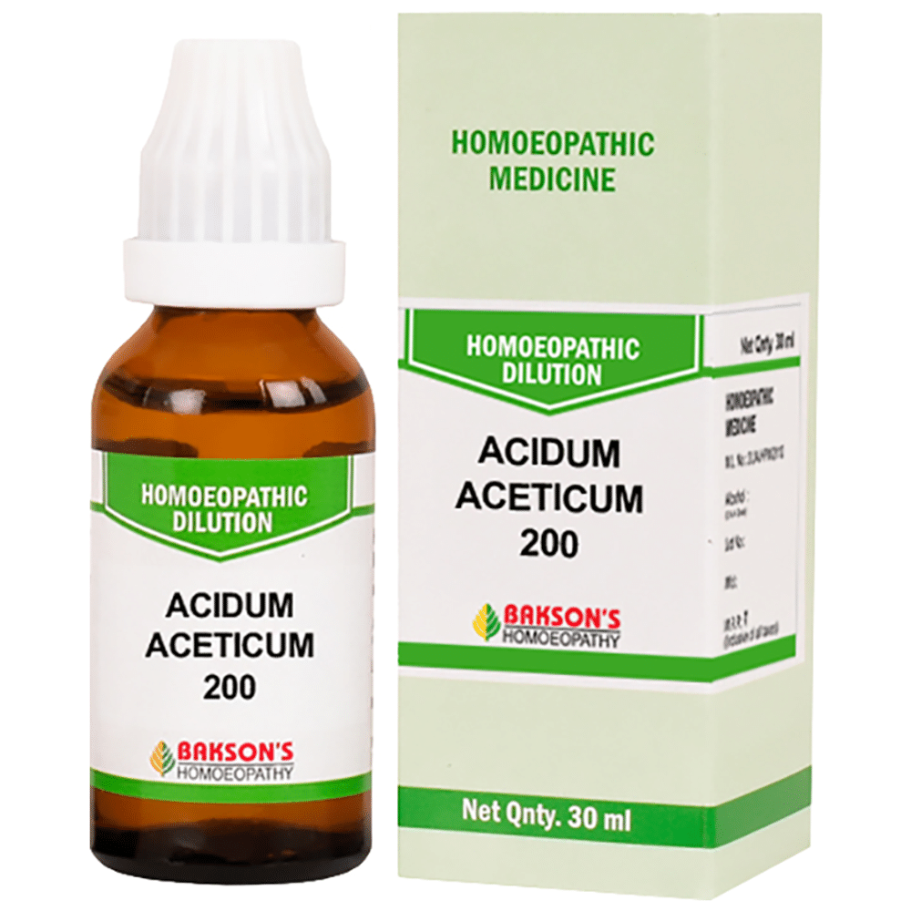 Bakson's Homeopathy Acidum Aceticum Dilution 200 Bakson's Homeopathy Acidum Aceticum Dilution 200