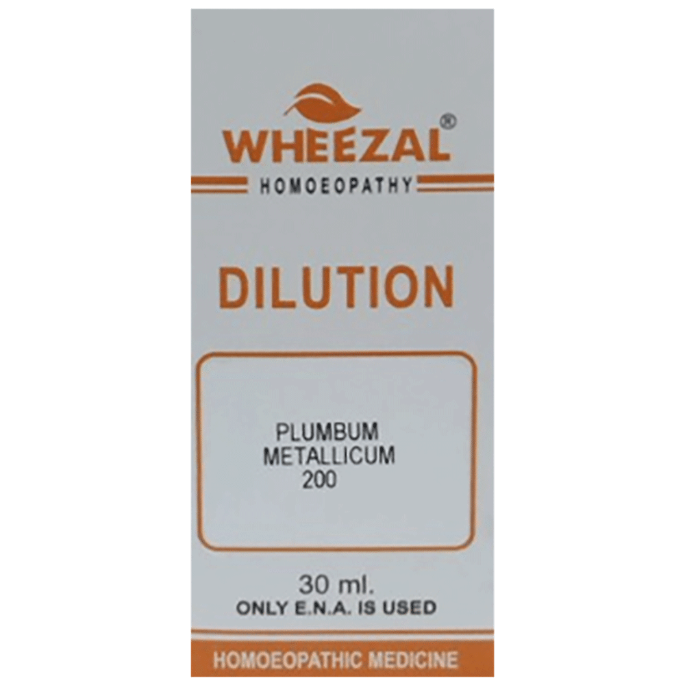 Wheezal Plumbum Metallicum Dilution 200 Wheezal Plumbum Metallicum Dilution 200