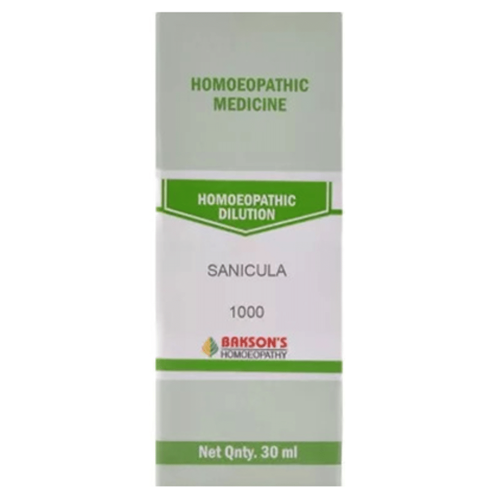 Bakson's Homeopathy Sanicula Dilution 1000 CH Bakson's Homeopathy Sanicula Dilution 1000 CH