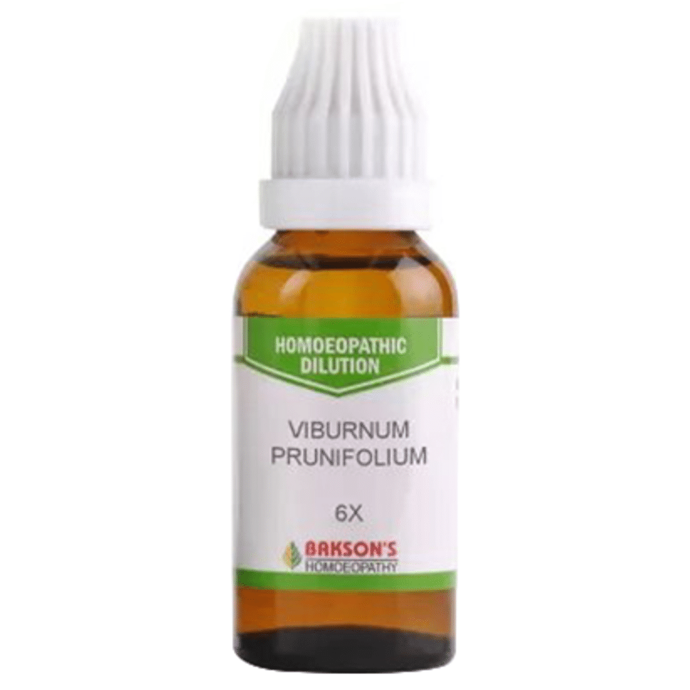 Bakson's Homeopathy Viburnum Prunifolium Dilution 6X Bakson's Homeopathy Viburnum Prunifolium Dilution 6X