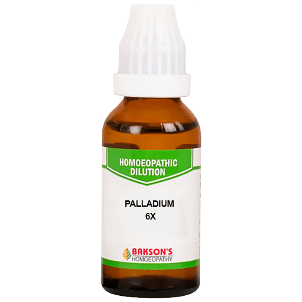 Bakson's Homeopathy Palladium Dilution 6X