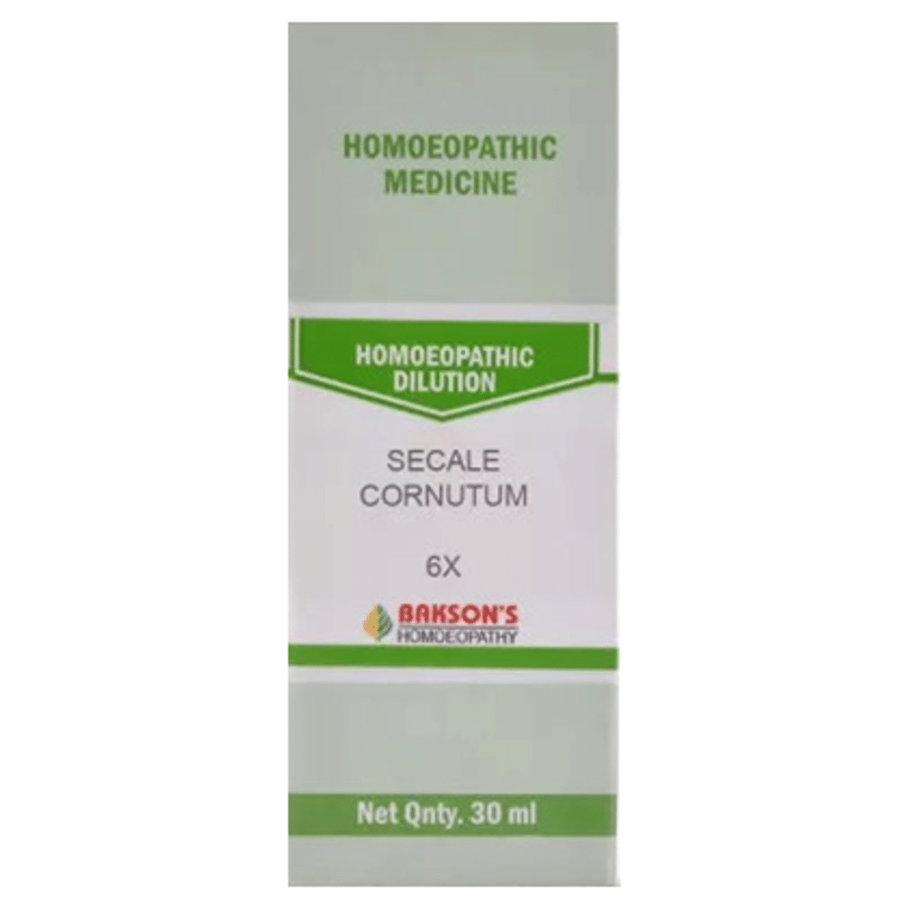 Bakson's Homeopathy Secale Cornutum Dilution 6X