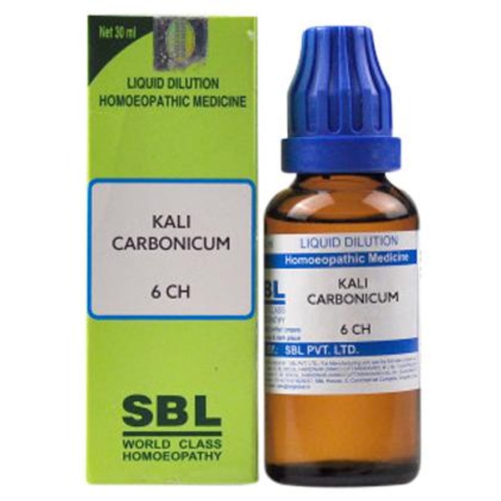 SBL Kali Carbonicum Dilution 6 CH SBL Kali Carbonicum Dilution 6 CH