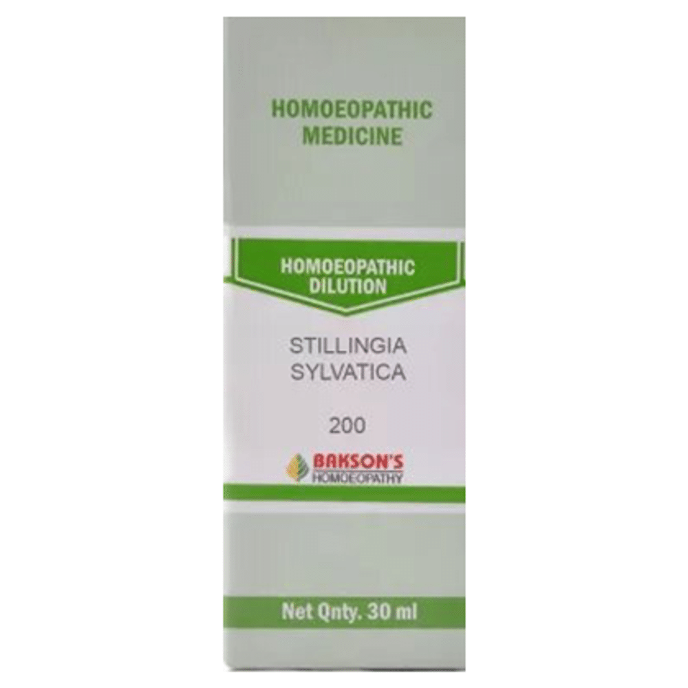 Bakson's Homeopathy Stillingia Silvatica Dilution 200 Bakson's Homeopathy Stillingia Silvatica Dilution 200