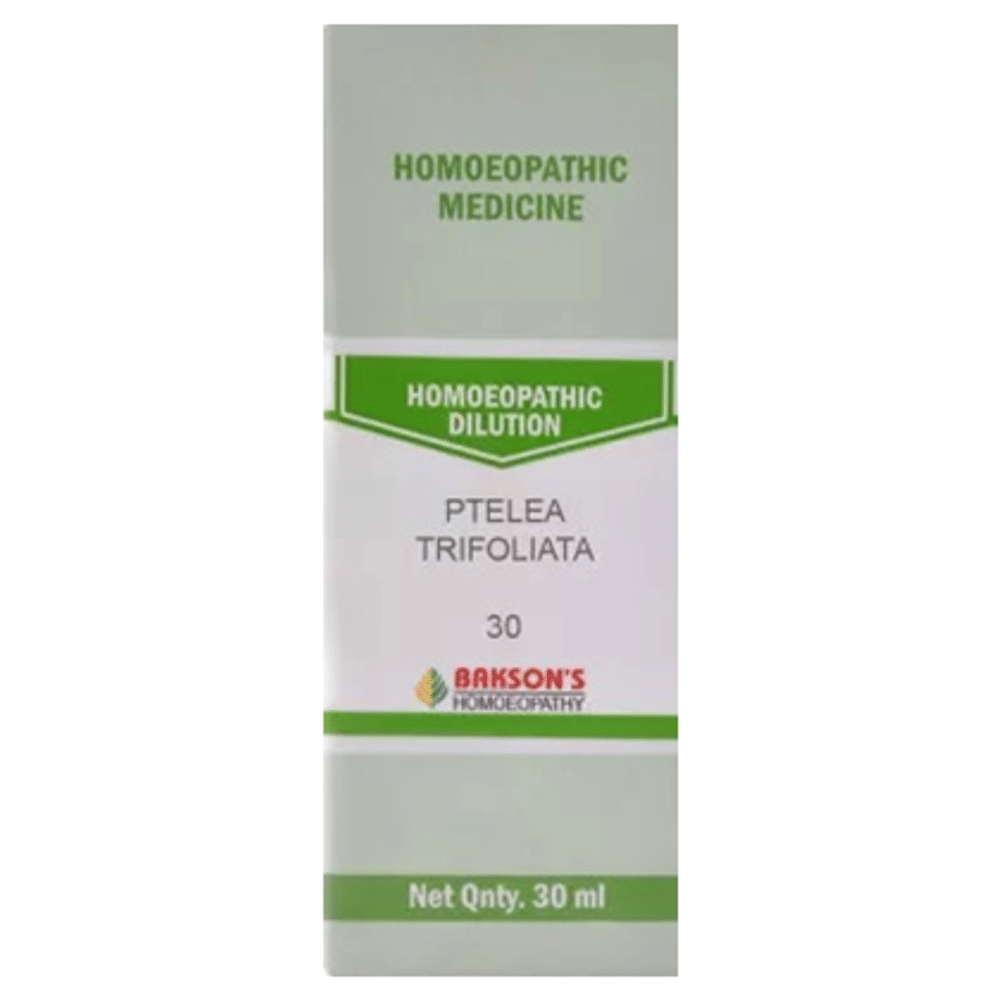 Bakson's Homeopathy Ptelea Trifoliata Dilution 30 Bakson's Homeopathy Ptelea Trifoliata Dilution 30
