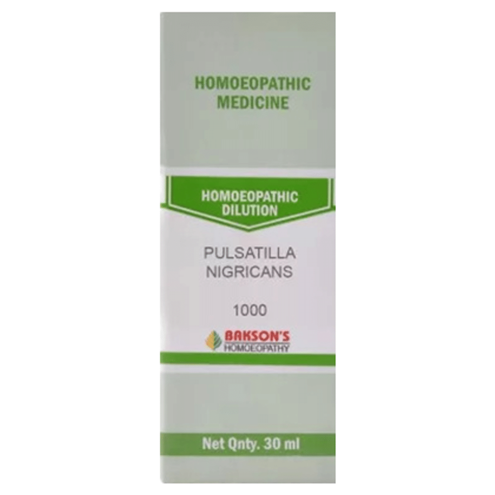 Bakson's Homeopathy Pulsatilla Nigricans Dilution 1000 CH Bakson's Homeopathy Pulsatilla Nigricans Dilution 1000 CH