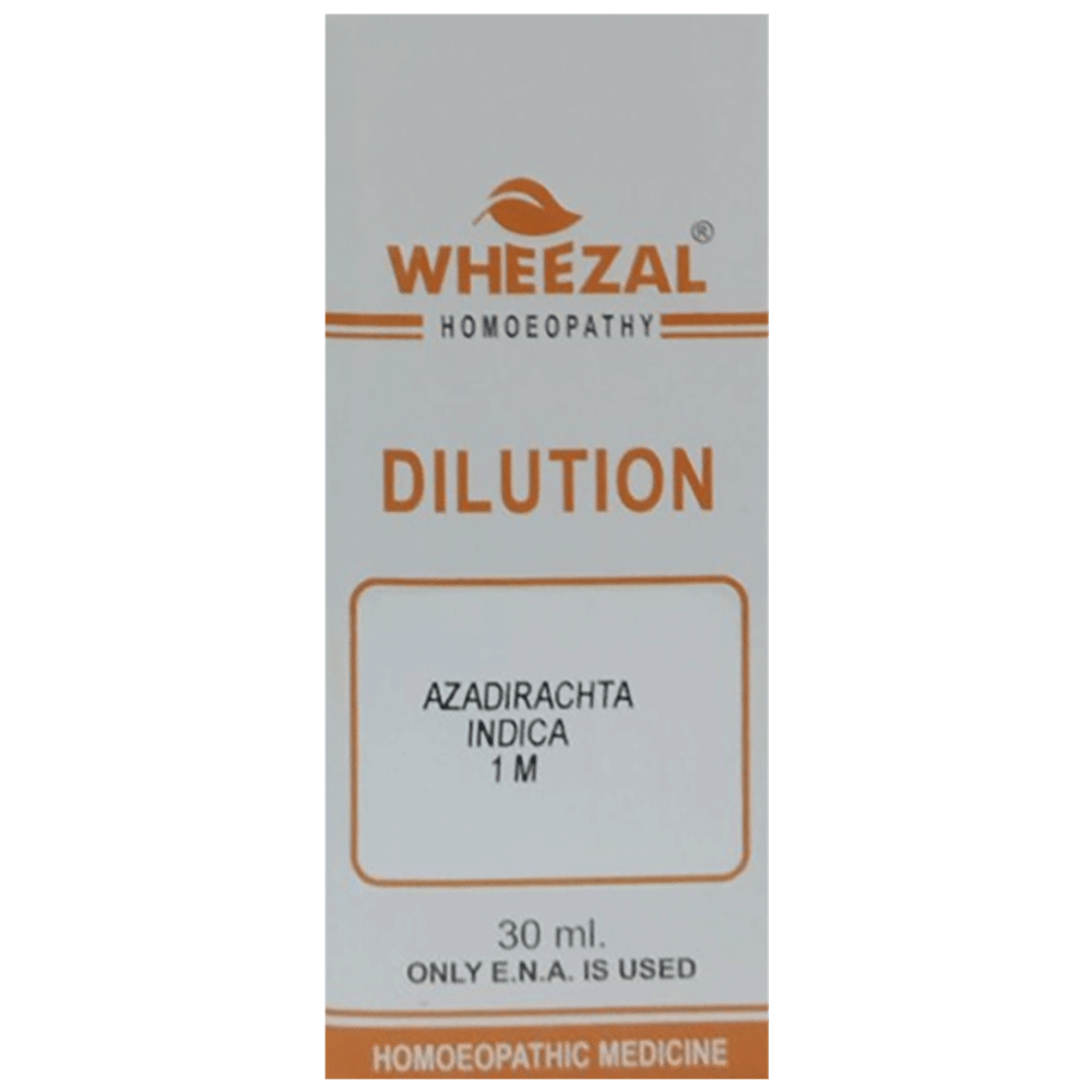 Wheezal Azadirachta Indica Dilution 1M Wheezal Azadirachta Indica Dilution 1M