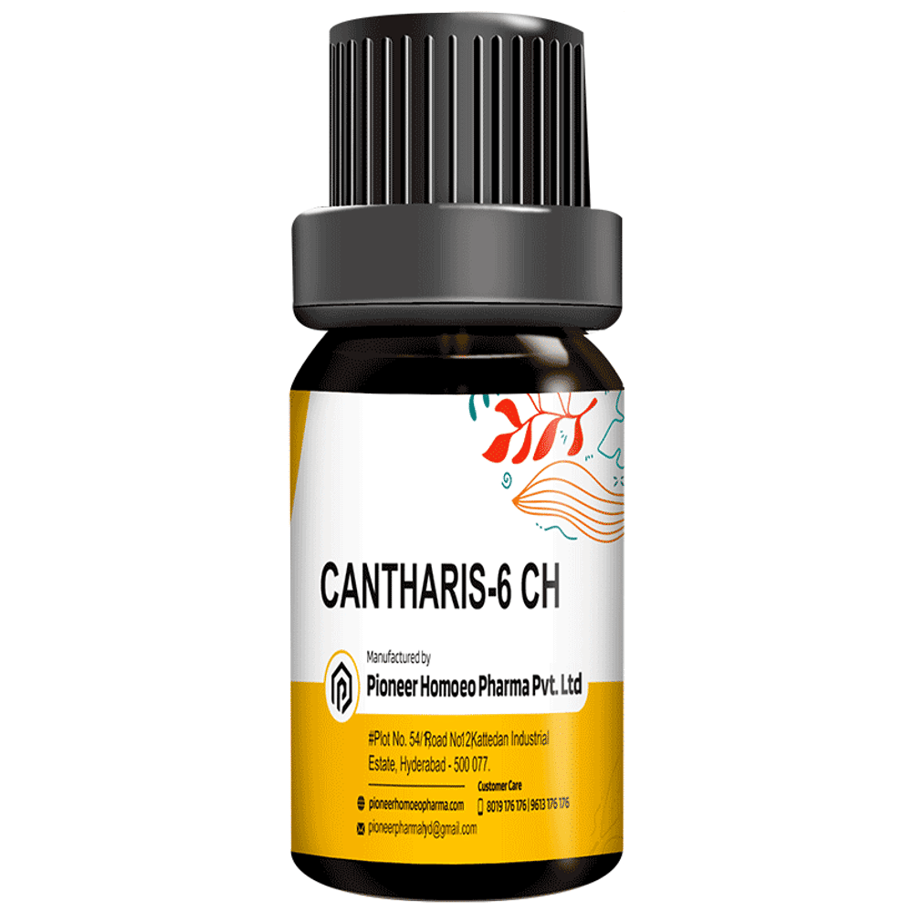 Pioneer Pharma Cantharis Globules Pellets Multidose Pills 6 CH Pioneer Pharma Cantharis Globules Pellets Multidose Pills 6 CH