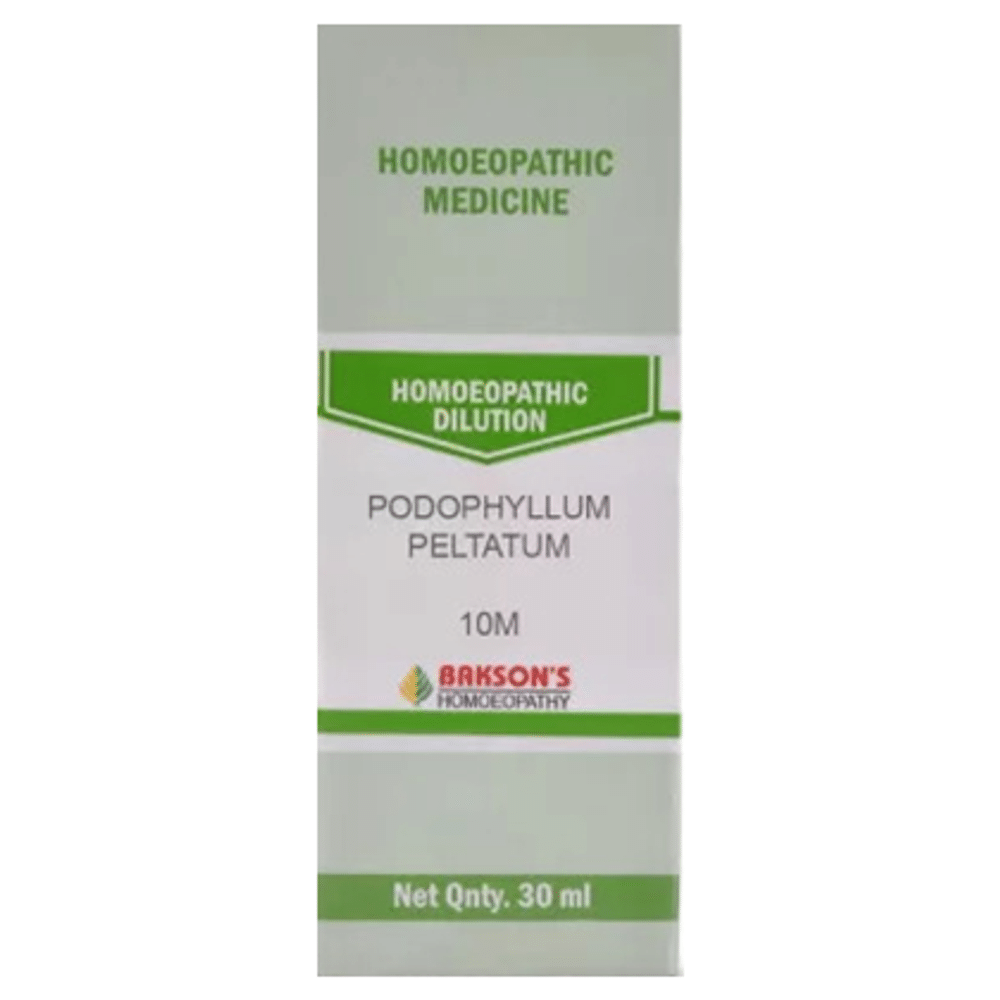Bakson's Homeopathy Podophyllum Peltatum Dilution 10M