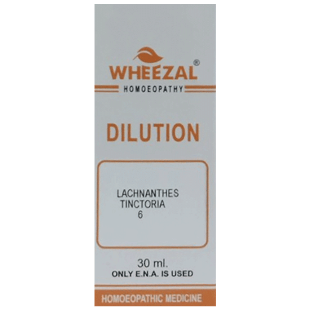 Wheezal Lachnanthes Tinctoria Dilution 6 Wheezal Lachnanthes Tinctoria Dilution 6