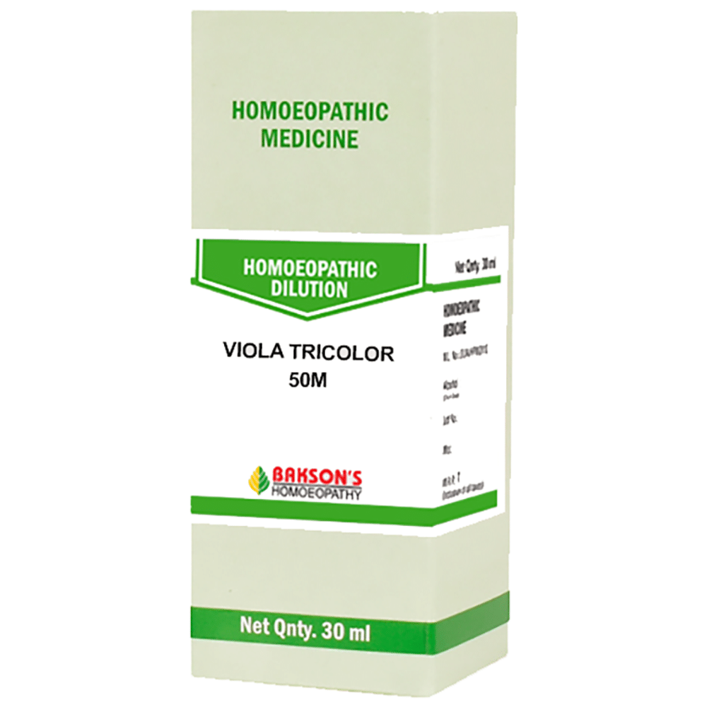 Bakson's Homeopathy Viola Tricolor Dilution 50M Bakson's Homeopathy Viola Tricolor Dilution 50M