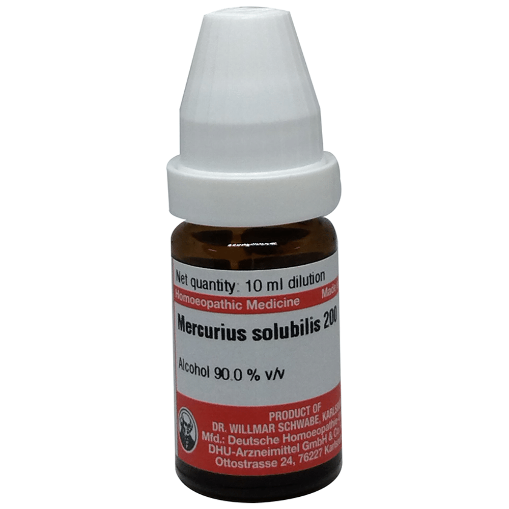 Dr Willmar Schwabe Germany Mercurius Solubilis Dilution 200 CH