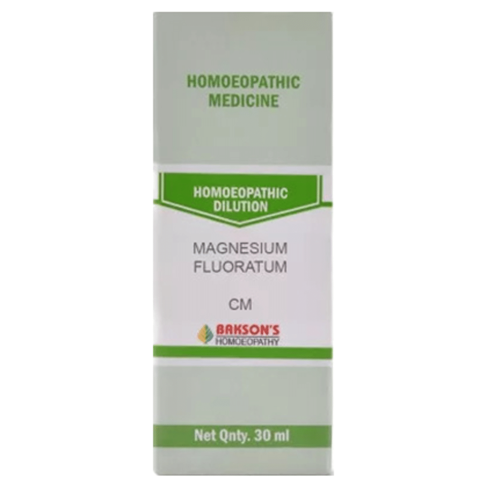 Bakson's Homeopathy Magnesium Fluoratum Dilution CM Bakson's Homeopathy Magnesium Fluoratum Dilution CM