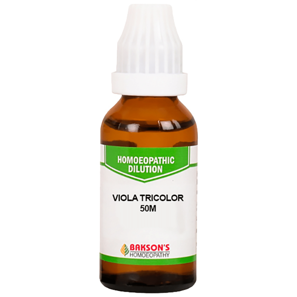 Bakson's Homeopathy Viola Tricolor Dilution 50M Bakson's Homeopathy Viola Tricolor Dilution 50M