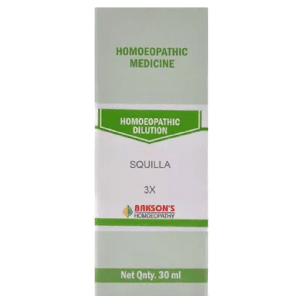 Bakson's Homeopathy Squilla Dilution 3X Bakson's Homeopathy Squilla Dilution 3X
