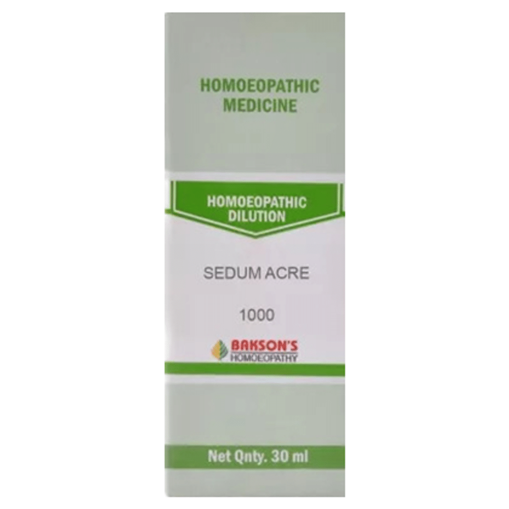 Bakson's Homeopathy Sedum Acre Dilution 1000 CH Bakson's Homeopathy Sedum Acre Dilution 1000 CH