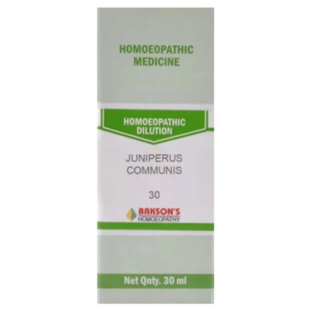 Bakson's Homeopathy Juniperus Communis Dilution 30 Bakson's Homeopathy Juniperus Communis Dilution 30