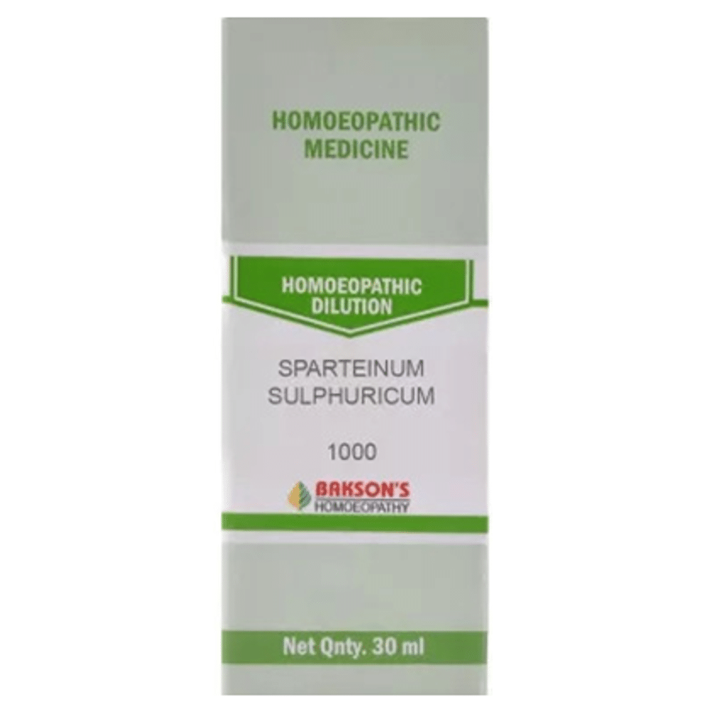 Bakson's Homeopathy Sparteinum Sulphuricum Dilution 1000 CH Bakson's Homeopathy Sparteinum Sulphuricum Dilution 1000 CH