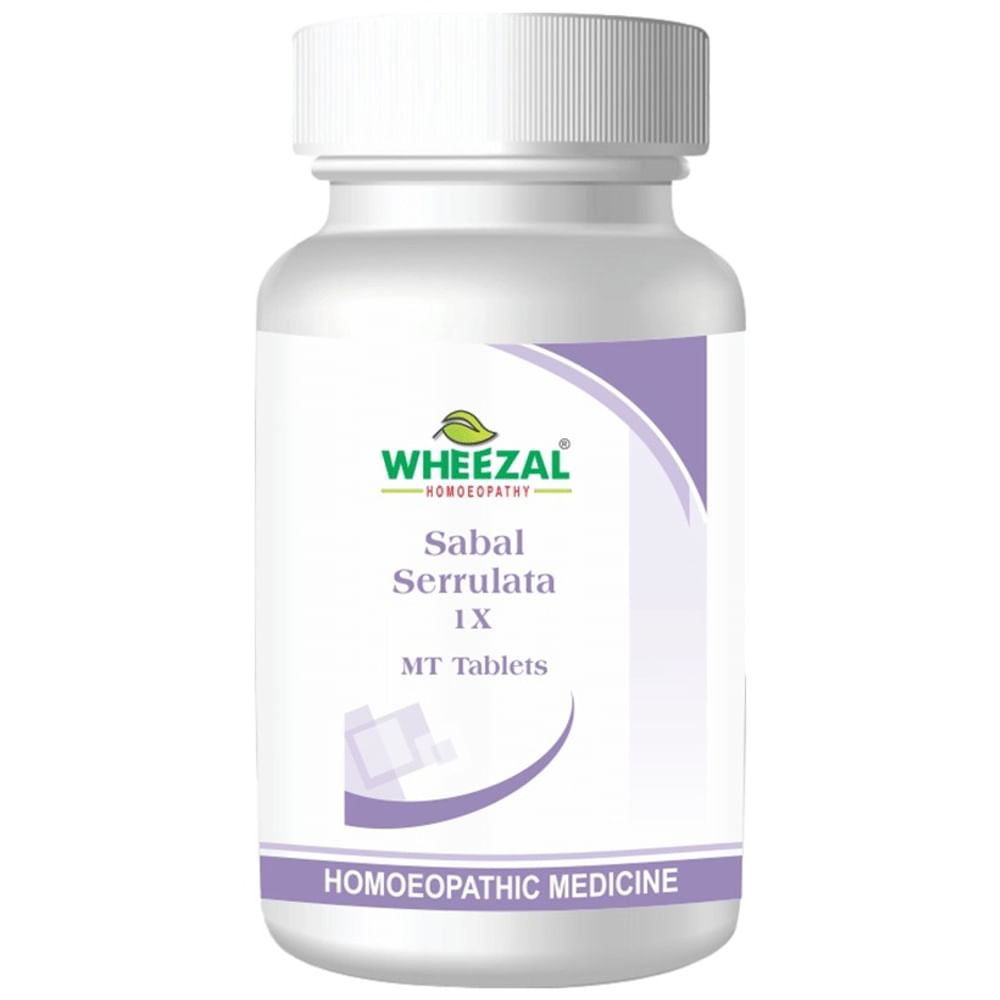 Wheezal Homeopathy Sabal Serrulata 1X MT Tablet Wheezal Homeopathy Sabal Serrulata 1X MT Tablet