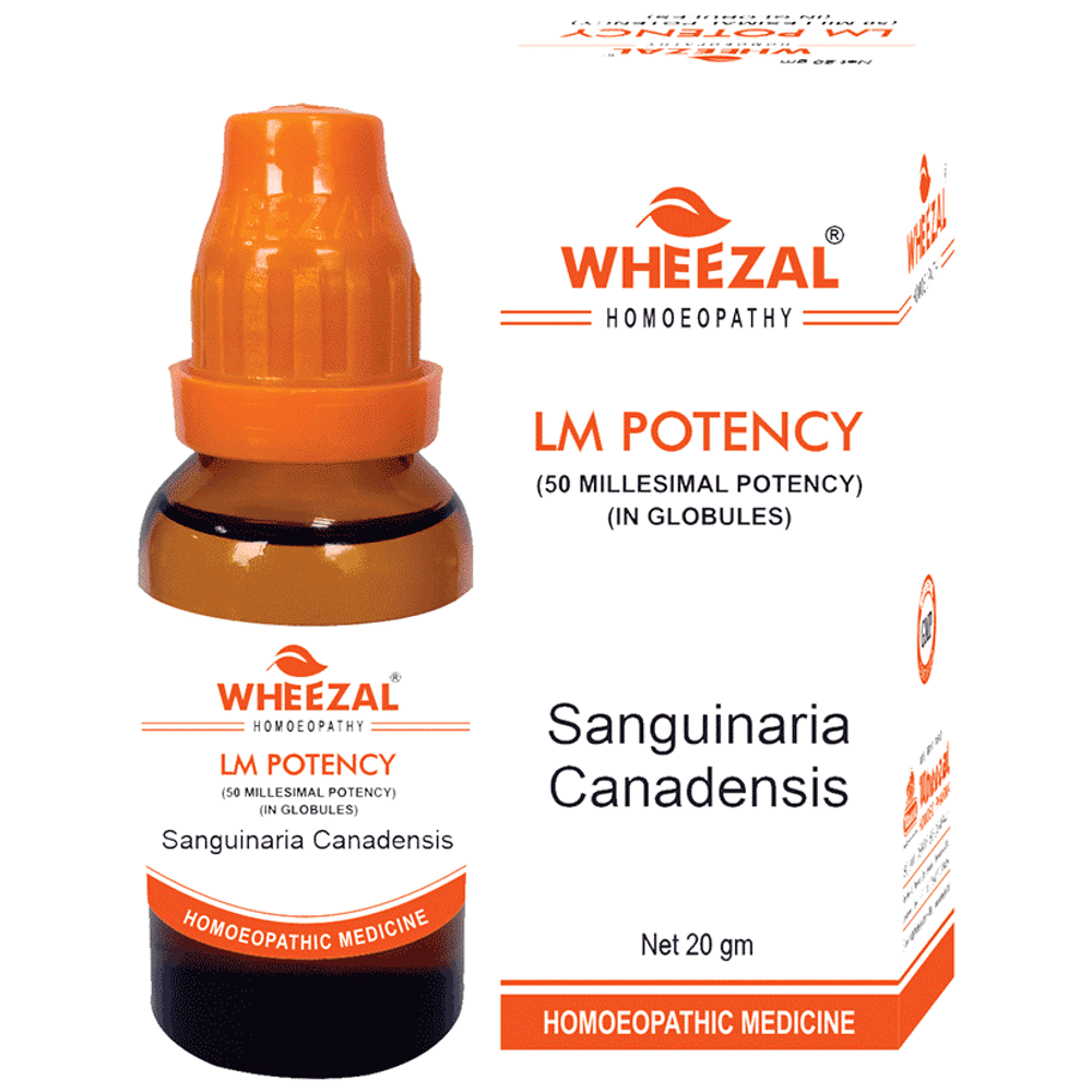 Wheezal Sanguinaria Canadensis Globules 0/27 LM Wheezal Sanguinaria Canadensis Globules 0/27 LM