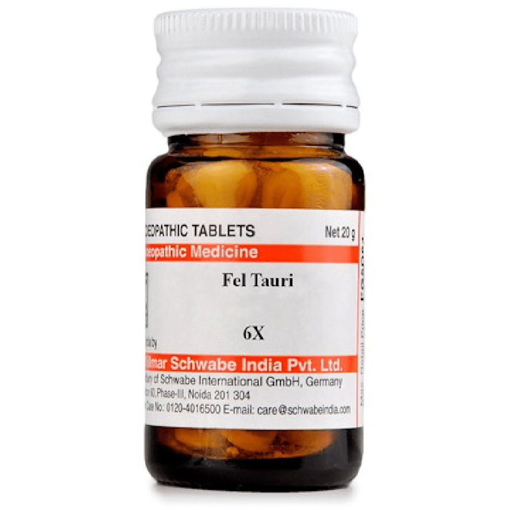 Dr Willmar Schwabe India Fel Tauri Trituration Tablet 6X Dr Willmar Schwabe India Fel Tauri Trituration Tablet 6X
