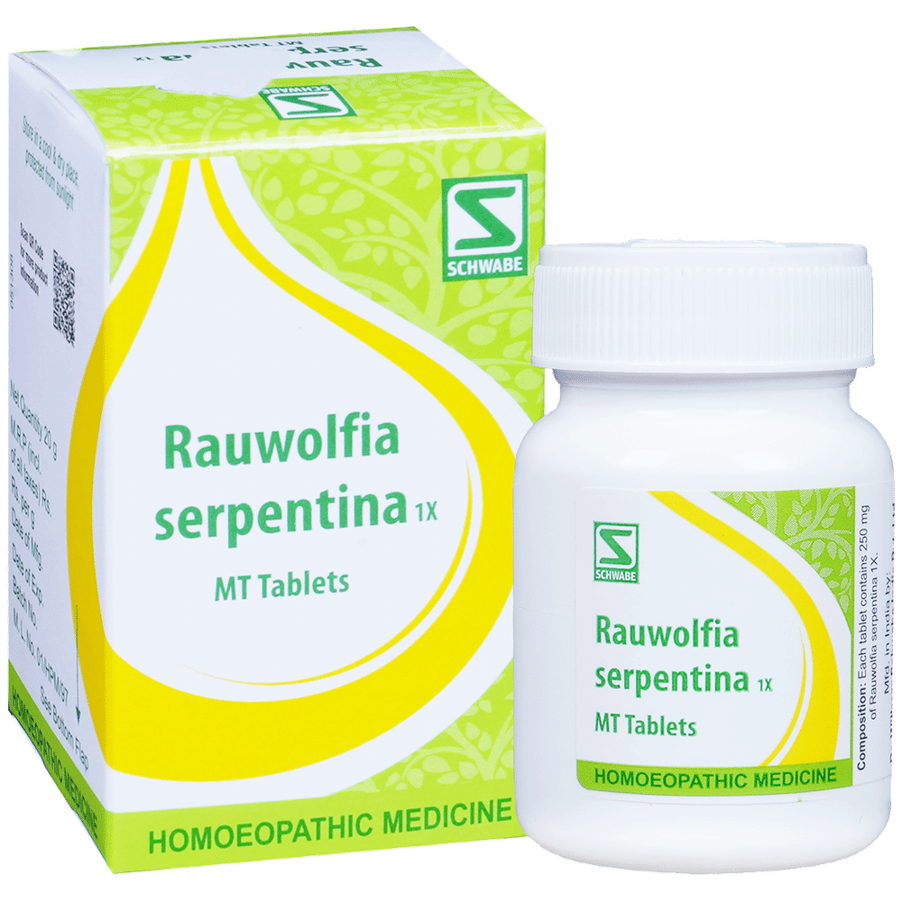 Dr Willmar Schwabe India Rauwolfia Serpentina Tablet 1X Dr Willmar Schwabe India Rauwolfia Serpentina Tablet 1X