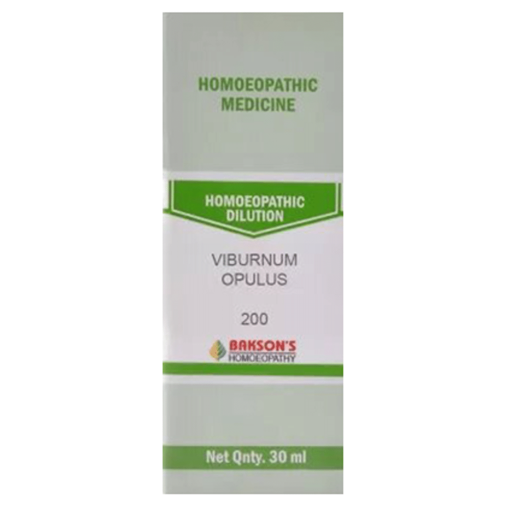 Bakson's Homeopathy Viburnum Opulus Dilution 200 Bakson's Homeopathy Viburnum Opulus Dilution 200
