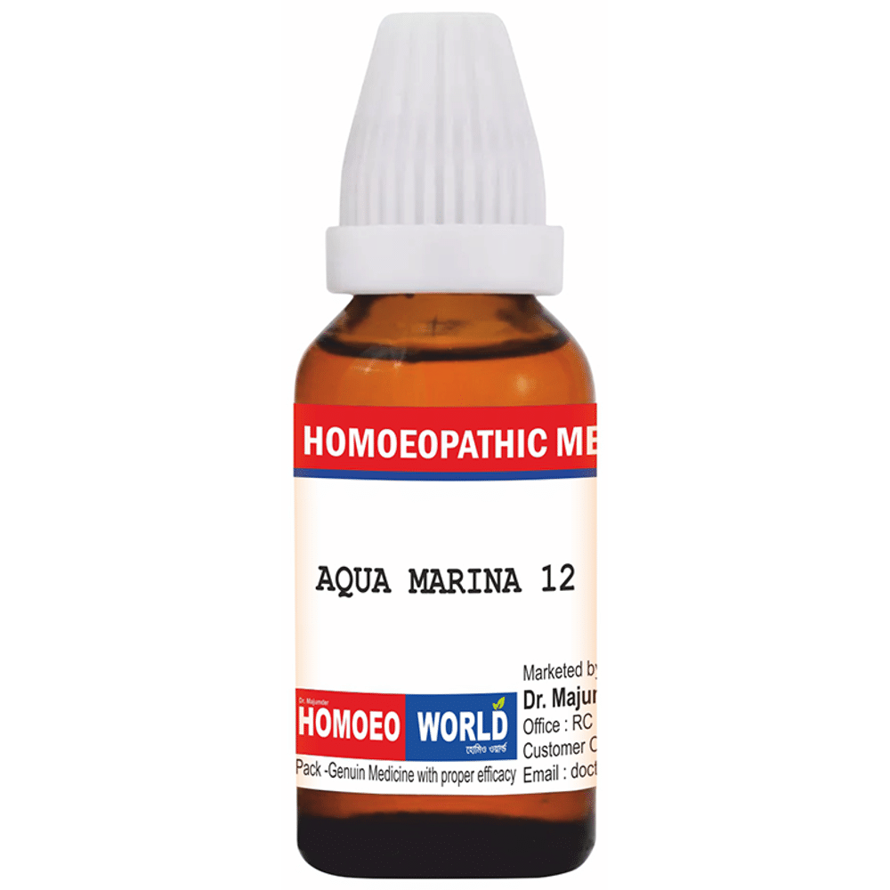 Dr. Majumder Homeo World Aqua Marina Dilution (30ml Each) 12 CH Dr. Majumder Homeo World Aqua Marina Dilution (30ml Each) 12 CH