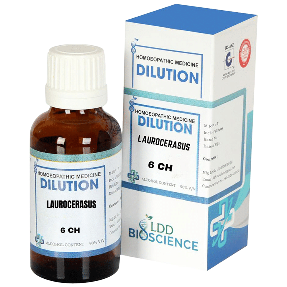 LDD Bioscience Laurocerasus Dilution 6 CH LDD Bioscience Laurocerasus Dilution 6 CH