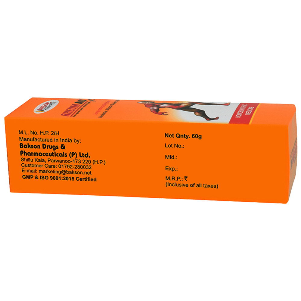 Bakson's Homeopathy Rheum Aid Gel Bakson's Homeopathy Rheum Aid Gel