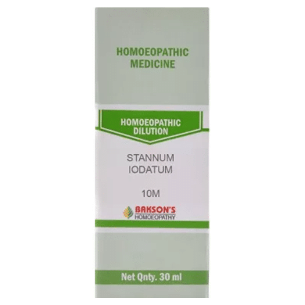 Bakson's Homeopathy Stannum Iodatum Dilution 10M Bakson's Homeopathy Stannum Iodatum Dilution 10M