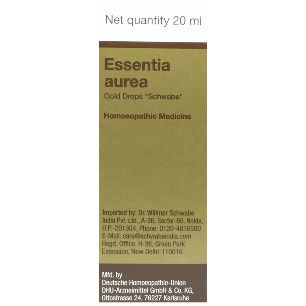Dr Willmar Schwabe Germany Essentia Aurea Gold Drop Dr Willmar Schwabe Germany Essentia Aurea Gold Drop
