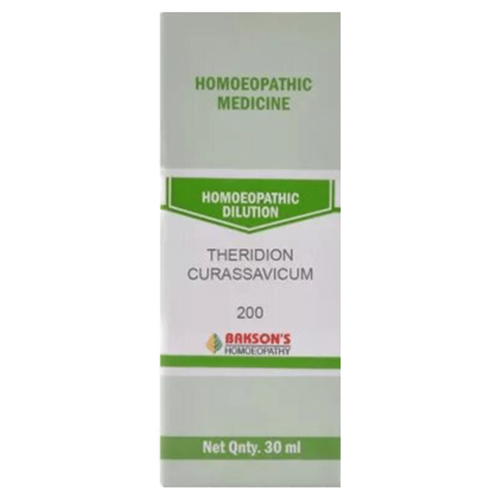 Bakson's Homeopathy Theridion Curassavicum Dilution 200 Bakson's Homeopathy Theridion Curassavicum Dilution 200