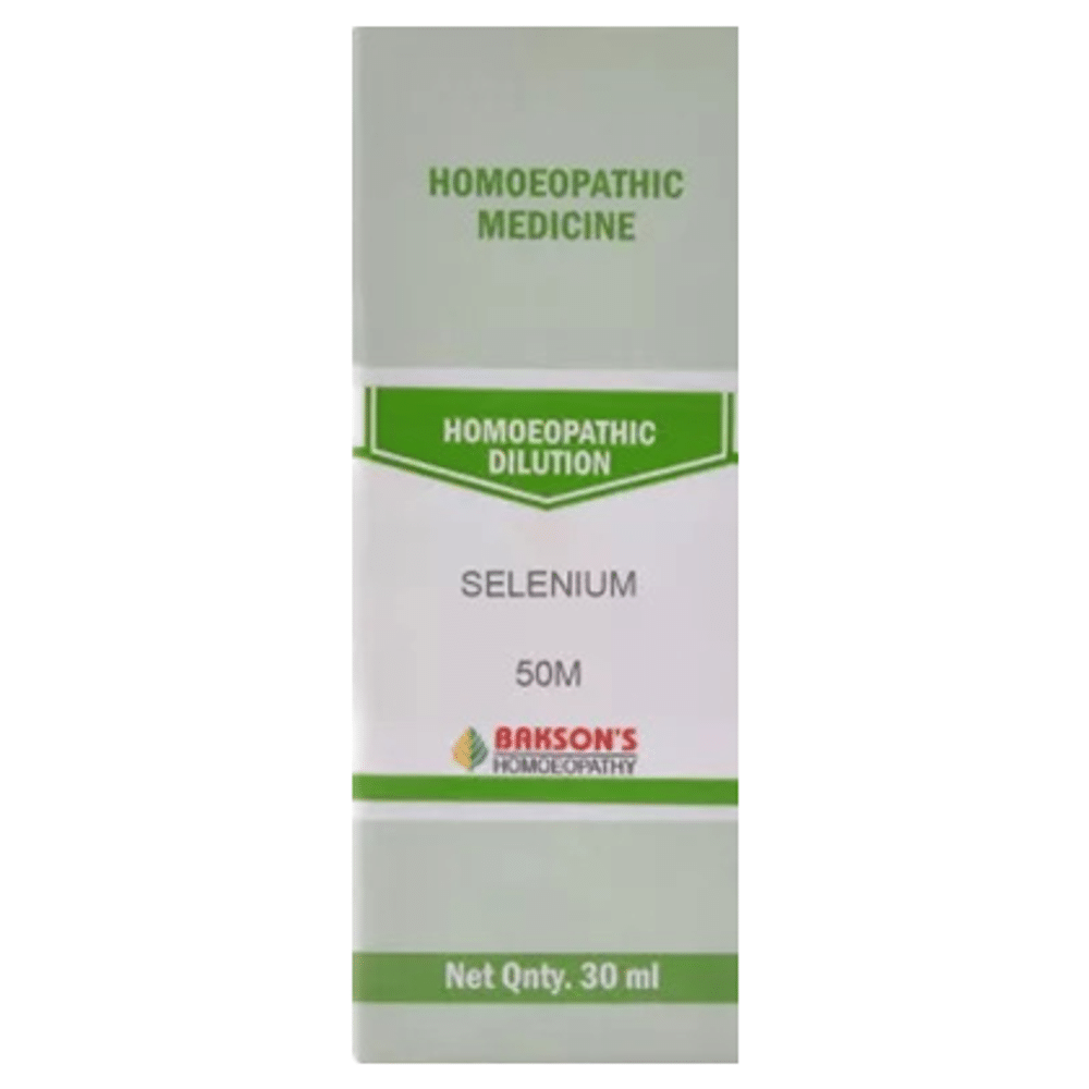 Bakson's Homeopathy Selenium Dilution 50M Bakson's Homeopathy Selenium Dilution 50M