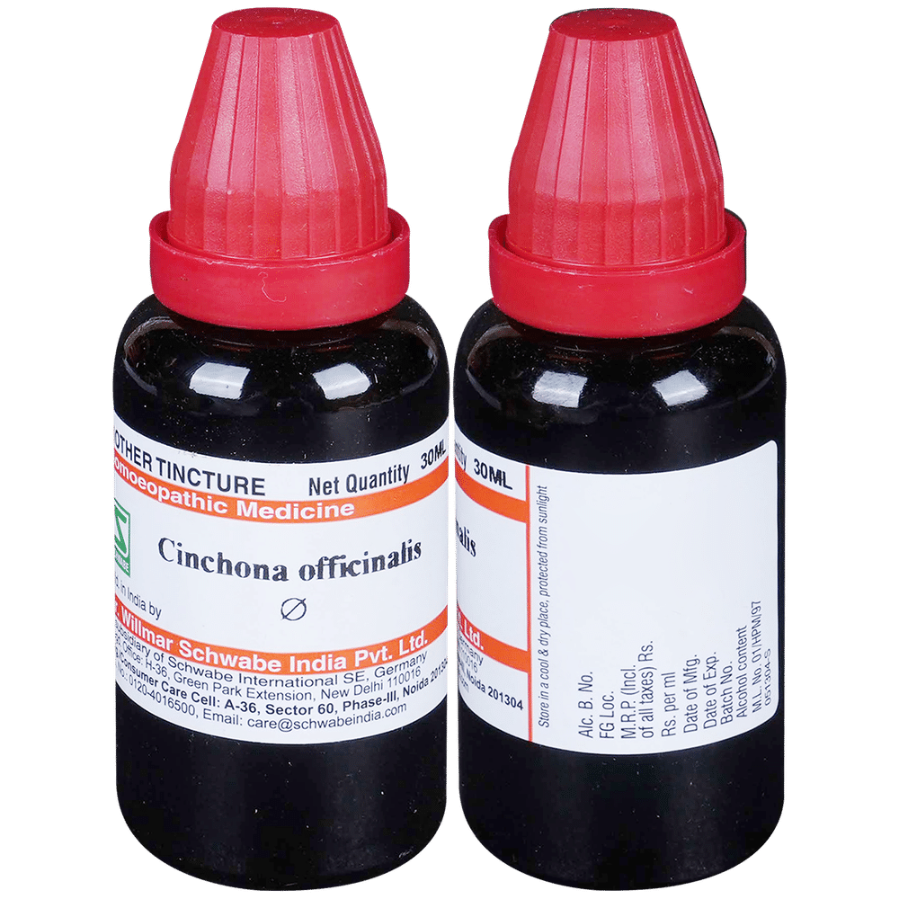 Dr Willmar Schwabe India Cinchona Officinalis Mother Tincture Q Dr Willmar Schwabe India Cinchona Officinalis Mother Tincture Q