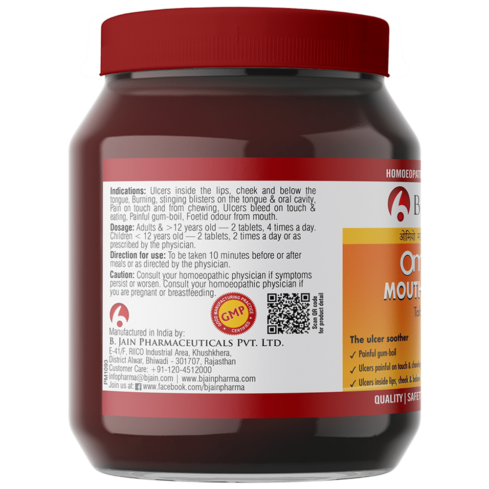 Bjain Omeo Mouth Ulcer Tablet Bjain Omeo Mouth Ulcer Tablet