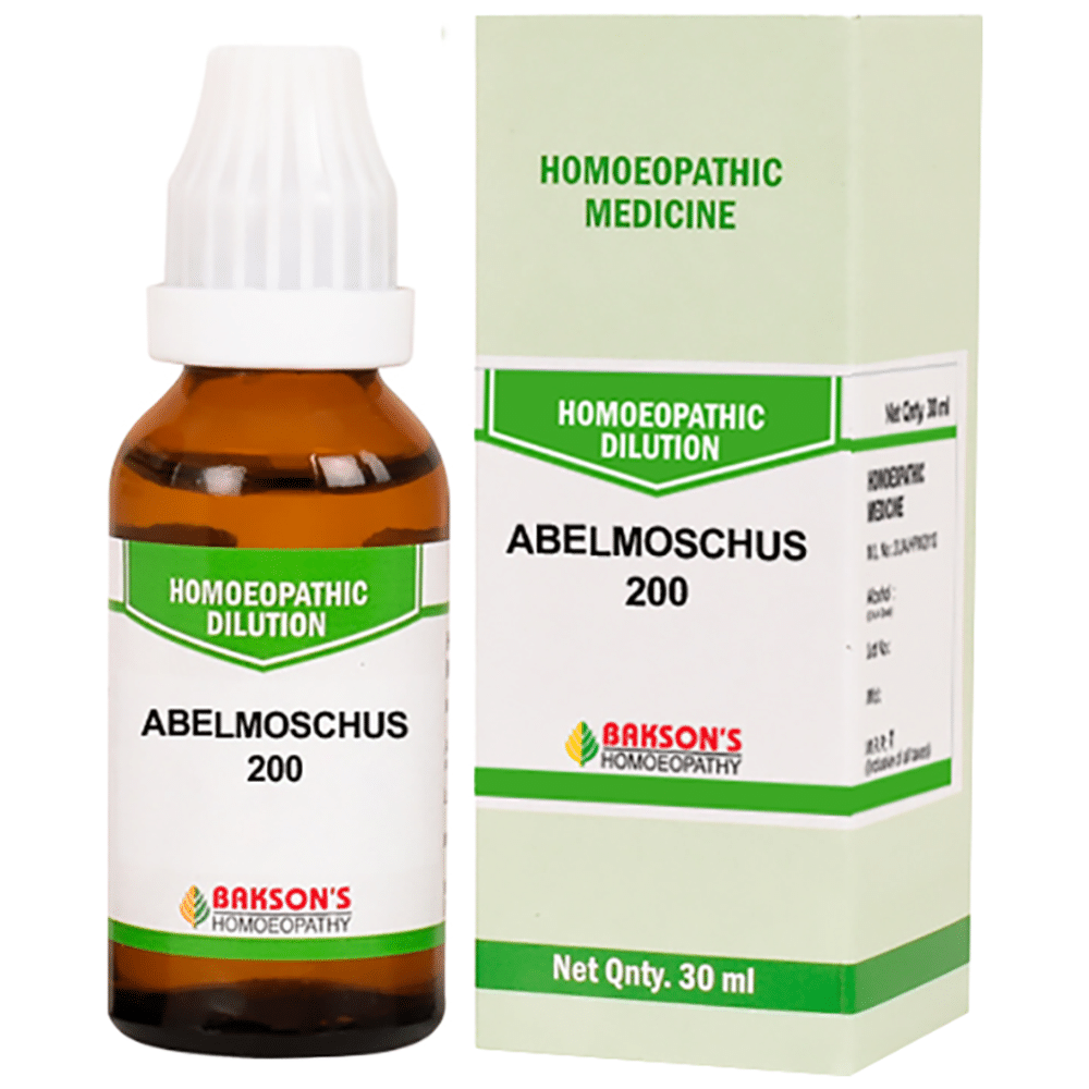Bakson's Homeopathy Abelmoschus Dilution 200 Bakson's Homeopathy Abelmoschus Dilution 200