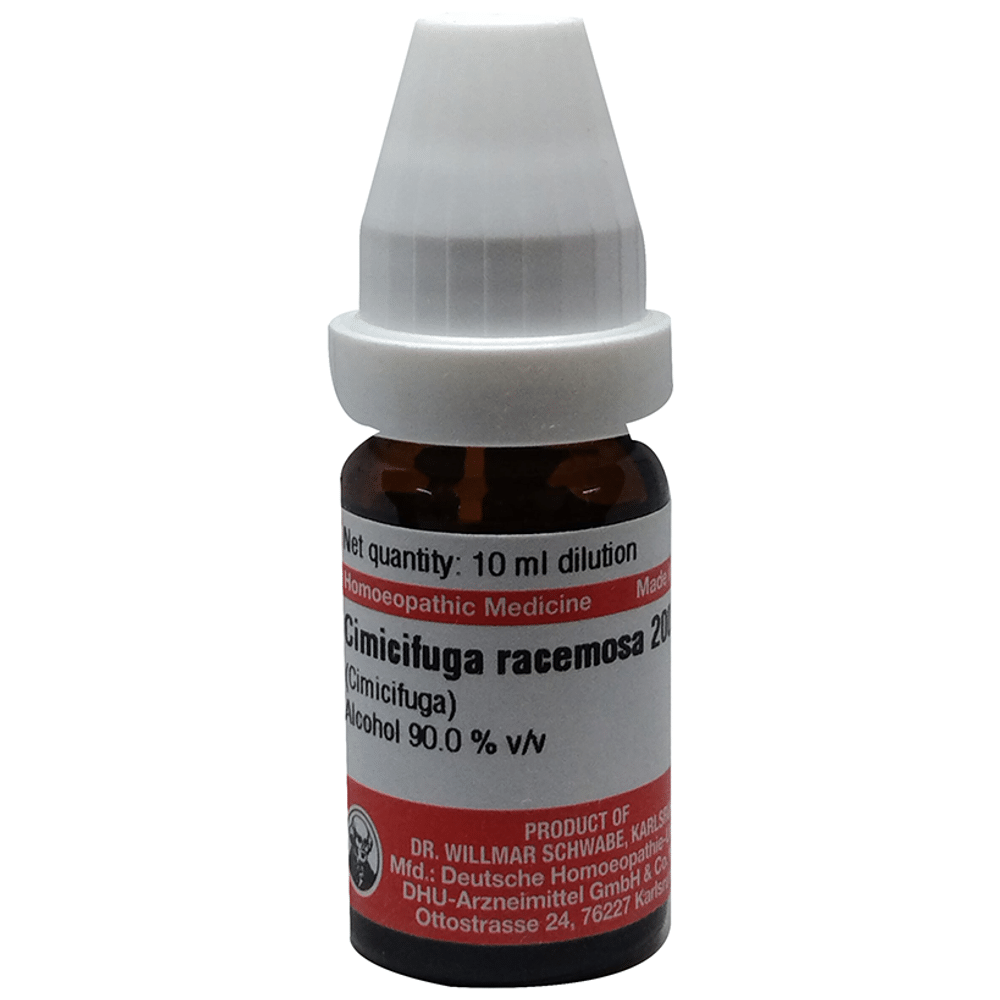 Dr Willmar Schwabe Germany Cimicifuga Racemosa Dilution 200 Dr Willmar Schwabe Germany Cimicifuga Racemosa Dilution 200