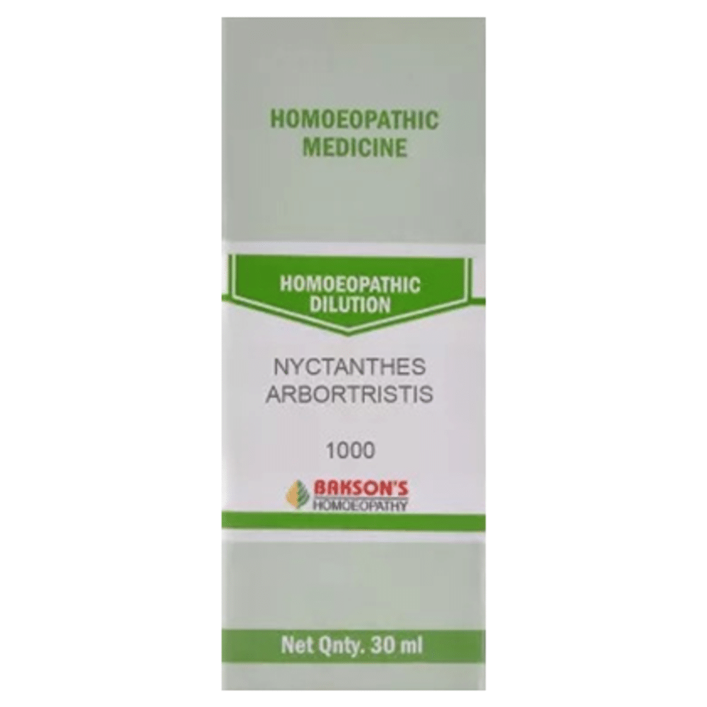 Bakson's Homeopathy Nyctanthes Arbortristis Dilution 1000 CH