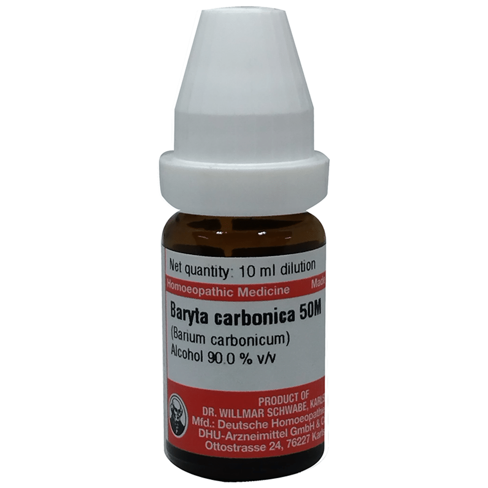 Dr Willmar Schwabe Germany Baryta Carbonica Dilution 50M Dr Willmar Schwabe Germany Baryta Carbonica Dilution 50M