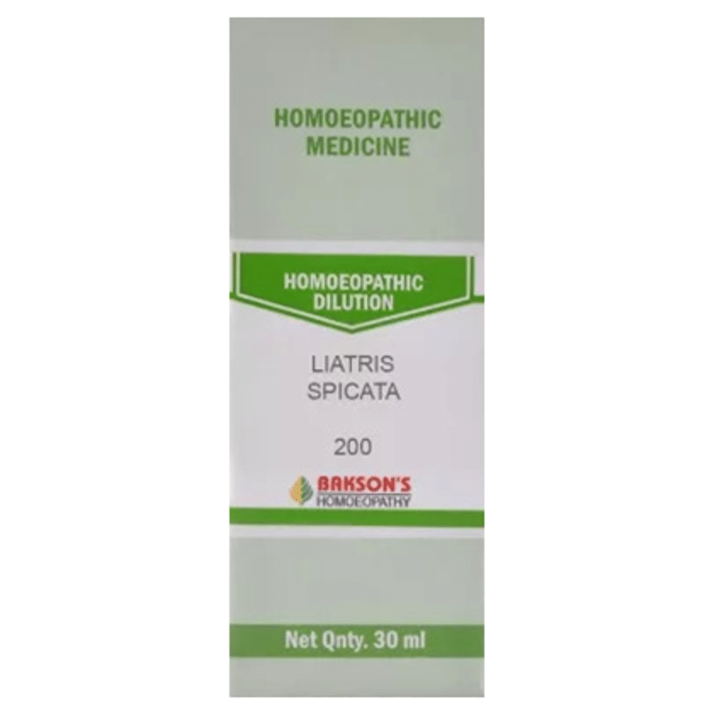 Bakson's Homeopathy Liatris Spicata Dilution 200 Bakson's Homeopathy Liatris Spicata Dilution 200